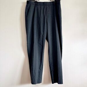 Uniqlo EZY Ankle Pants Pull-On High-Rise | Women’s Large | Charcoal Gray